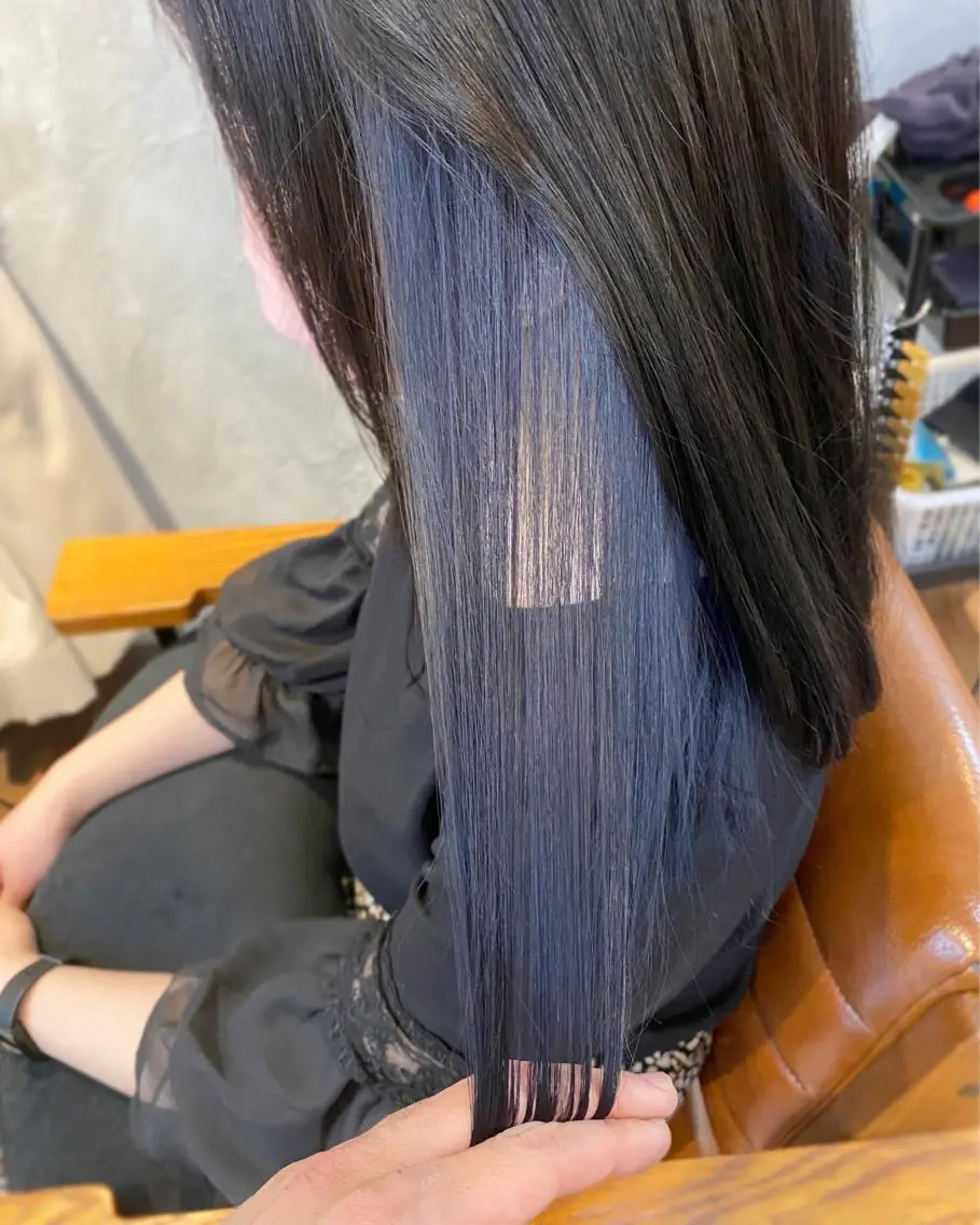 ロング ヘアカラー トリートメント インナーカラー🦔 🐾KEISUKEのヘアスタイル