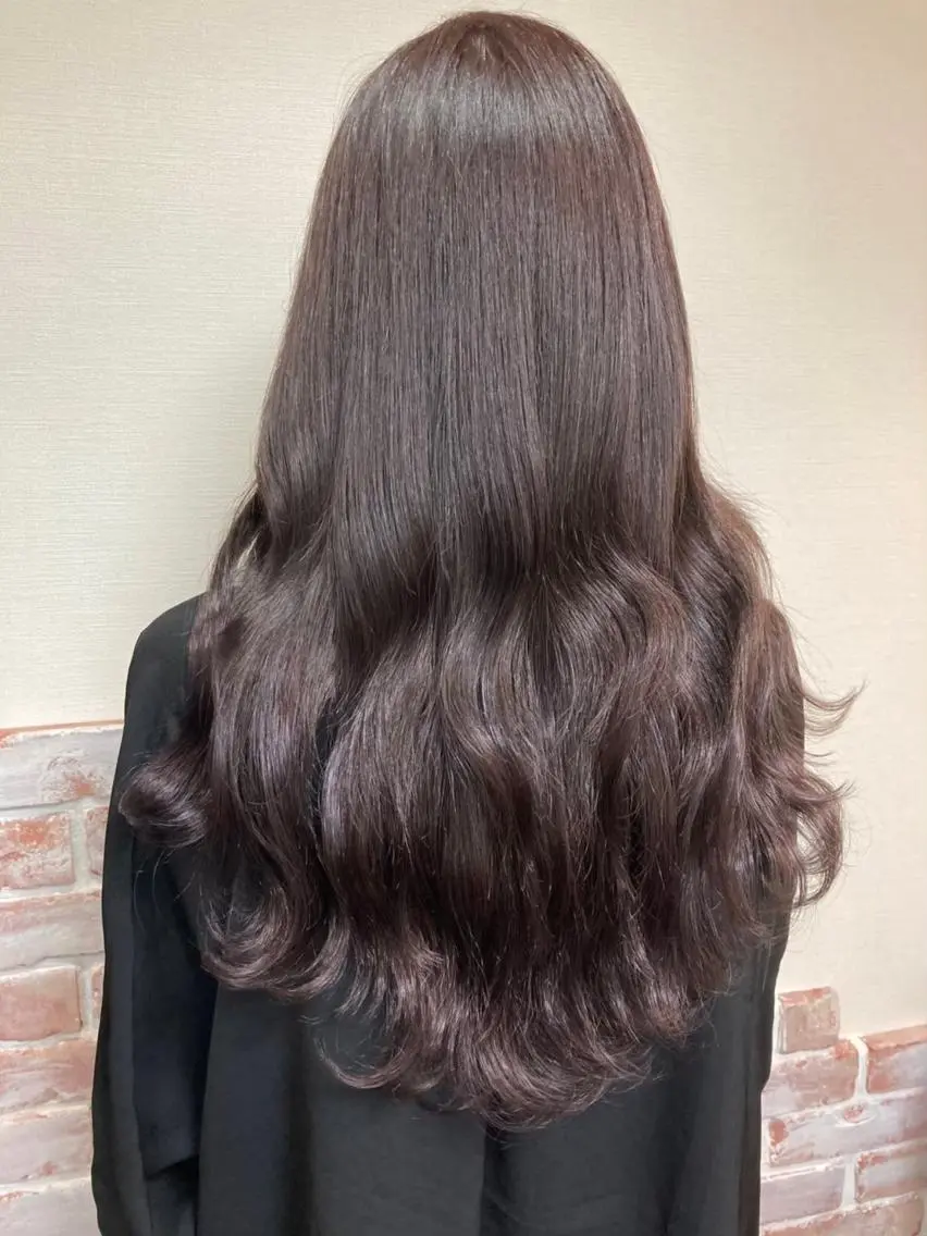 ロング カラー ヘアカラー エクステ 🪽新宿 プルエクステ🫧のヘアスタイル