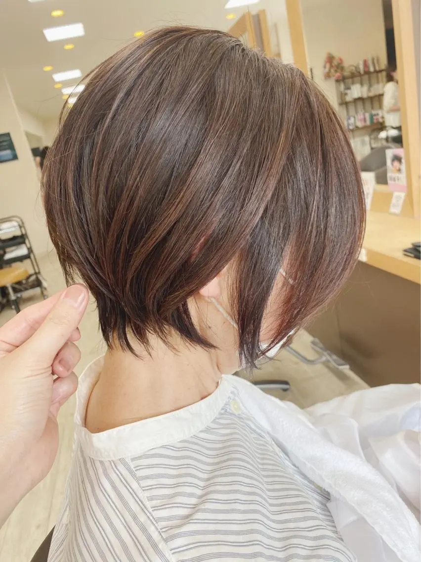 ショート 🦋山出莉花 /ぱつっとボブ🦋のヘアスタイル