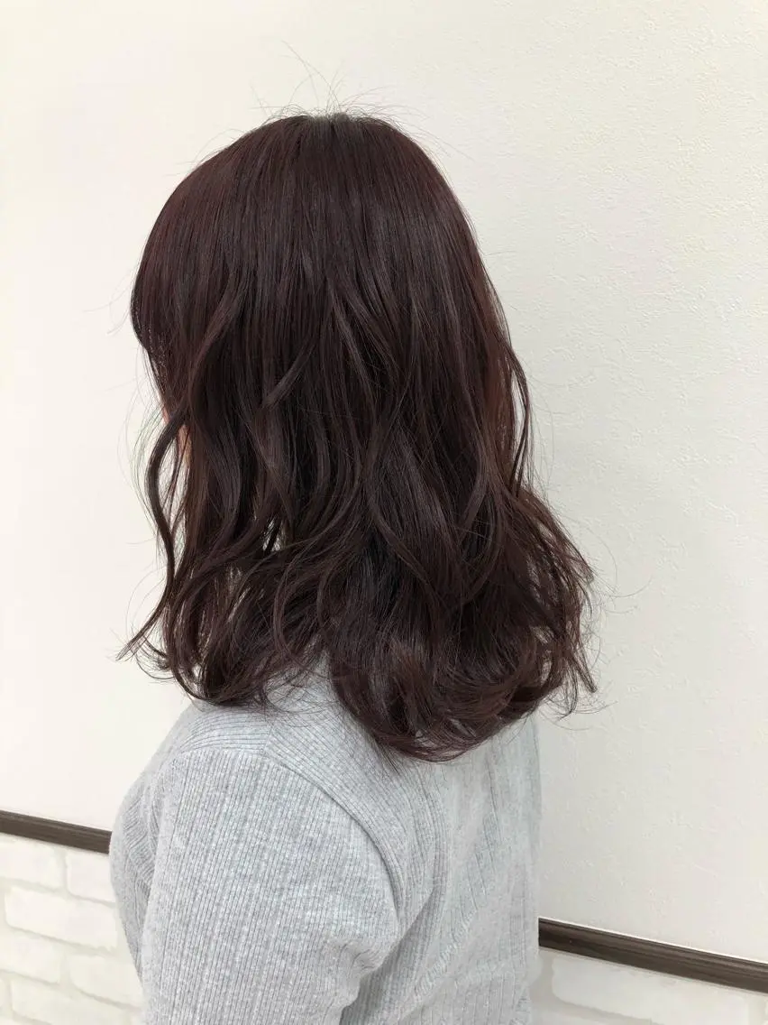 セミロング セミロングパーマ カット パーマ トリートメント 渡邉 ケイジのヘアスタイル