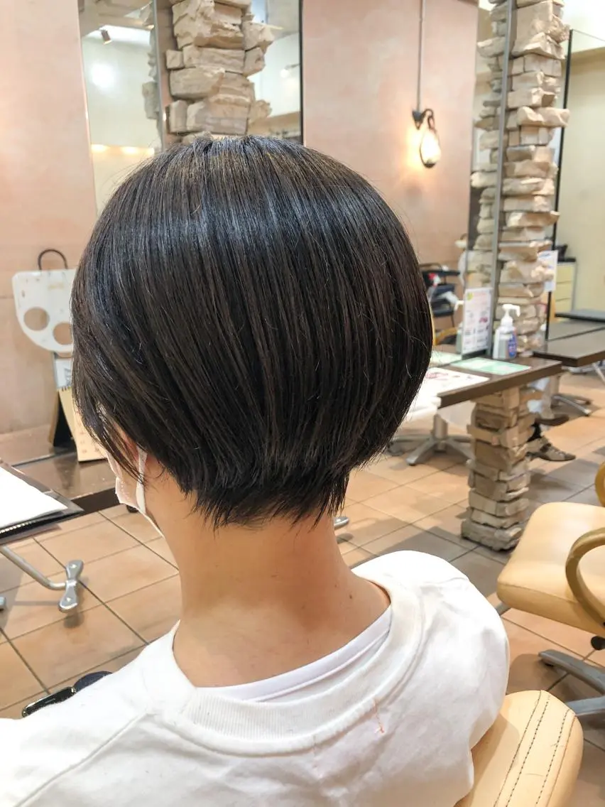 ショート カラー 髪質改善ストレート ⚡️下ノ村柊斗⚡️のヘアスタイル