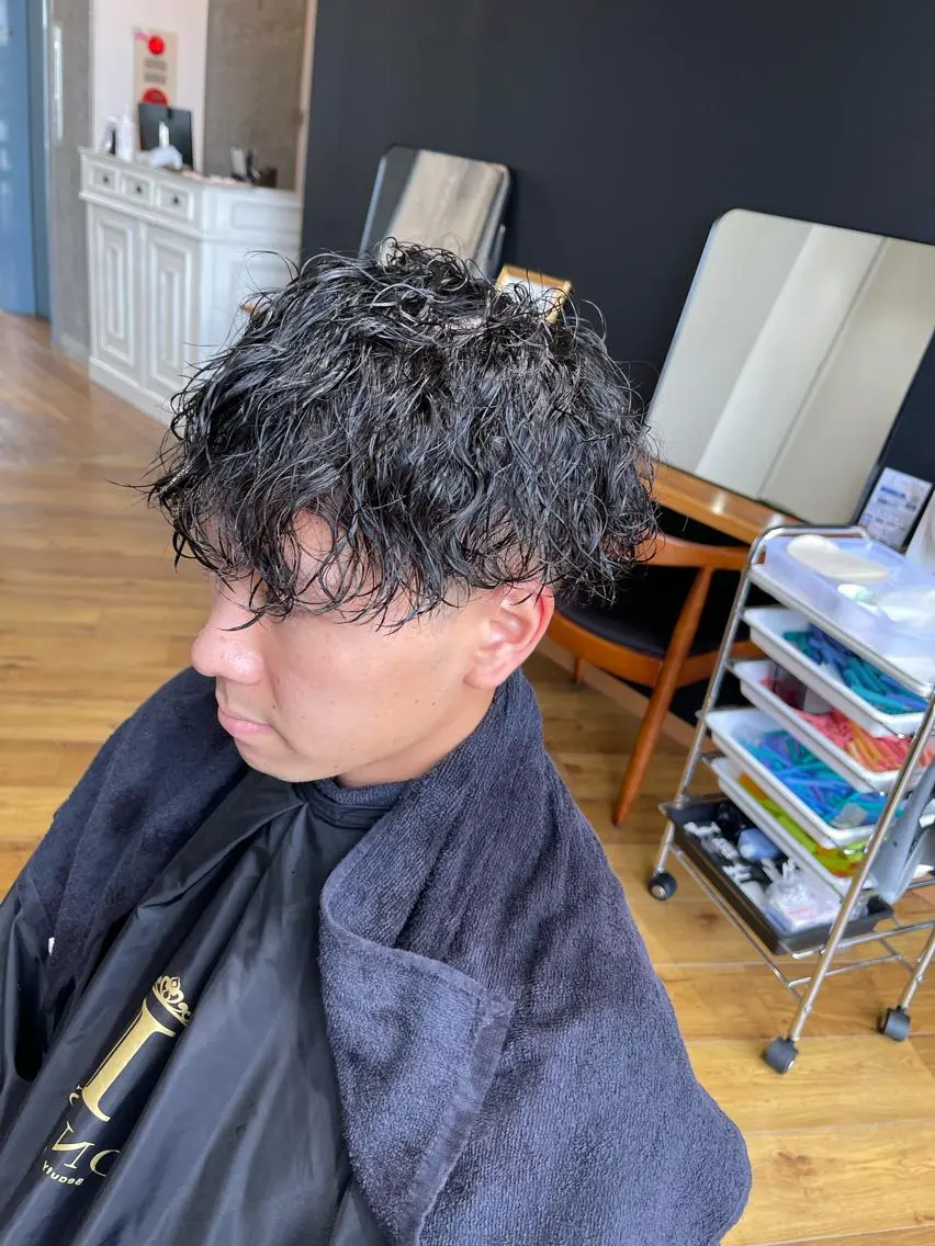 メンズ バレイヤージュ特化/ アキラのヘアスタイル