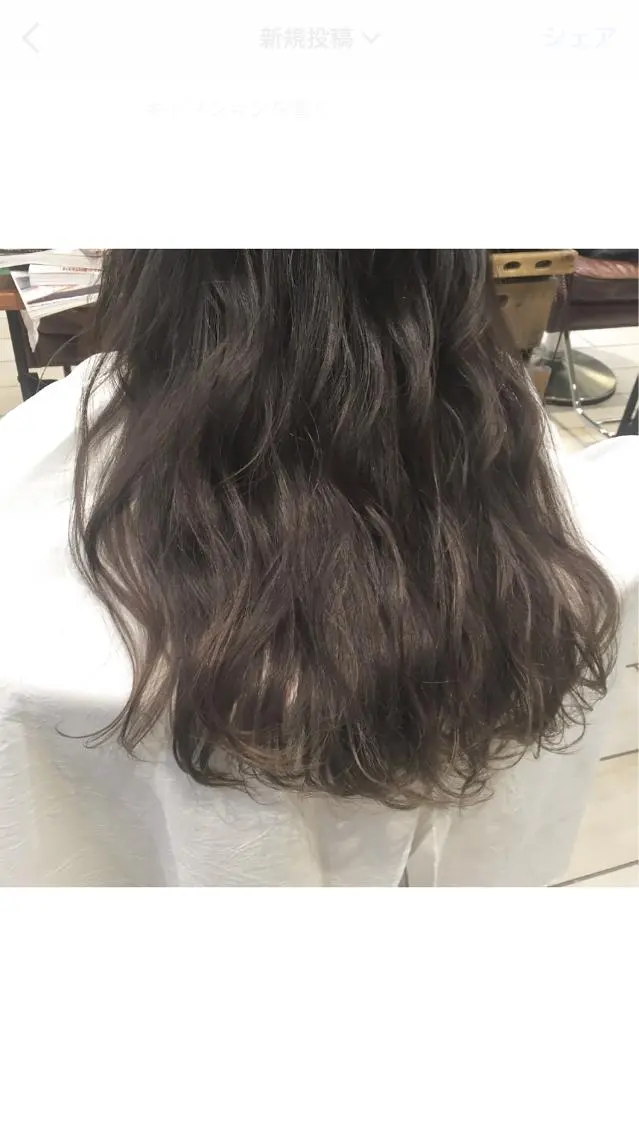 セミロング ロング カラー 透明感・艶カラー/ 坂田友梨奈のヘアスタイル