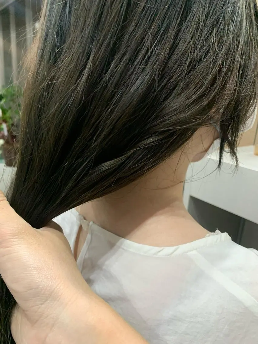 カラー ヘアカラー ボブパーマコテ巻き風 パーマNo1深江秀平のヘアスタイル
