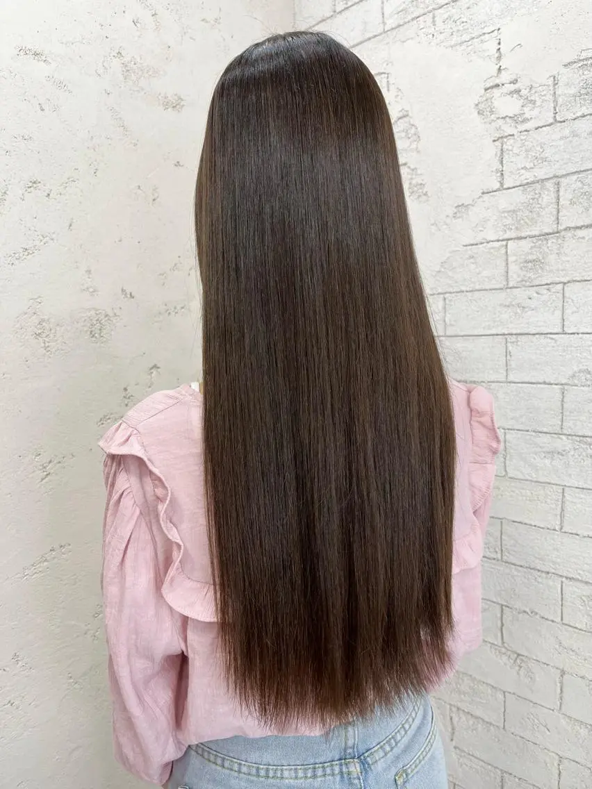 ロング 🪽髪質改善縮毛矯正 🤍MIU🤍のヘアスタイル