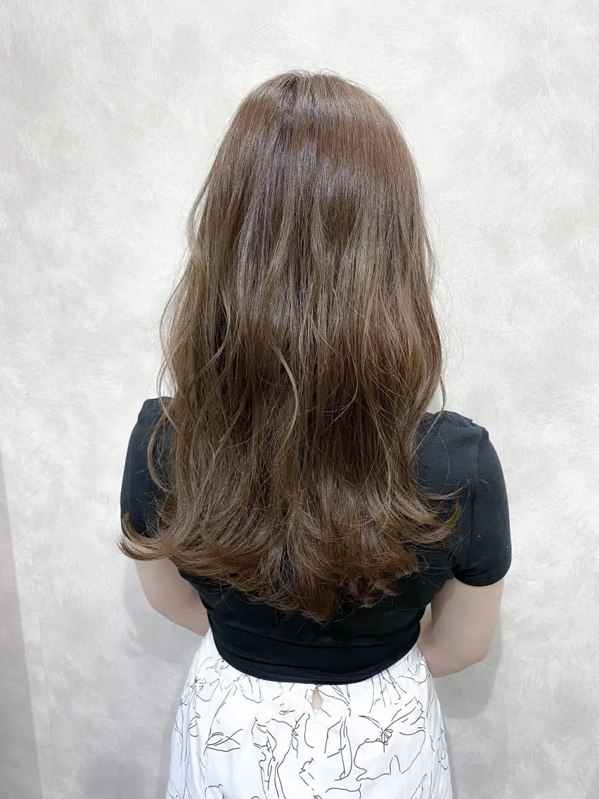 セミロング カラー ベージュカラー 透明感カラー カット ヘアカラー トリートメント 丹羽 隼人/髪質改善 /韓国ヘア🇰🇷のヘアスタイル