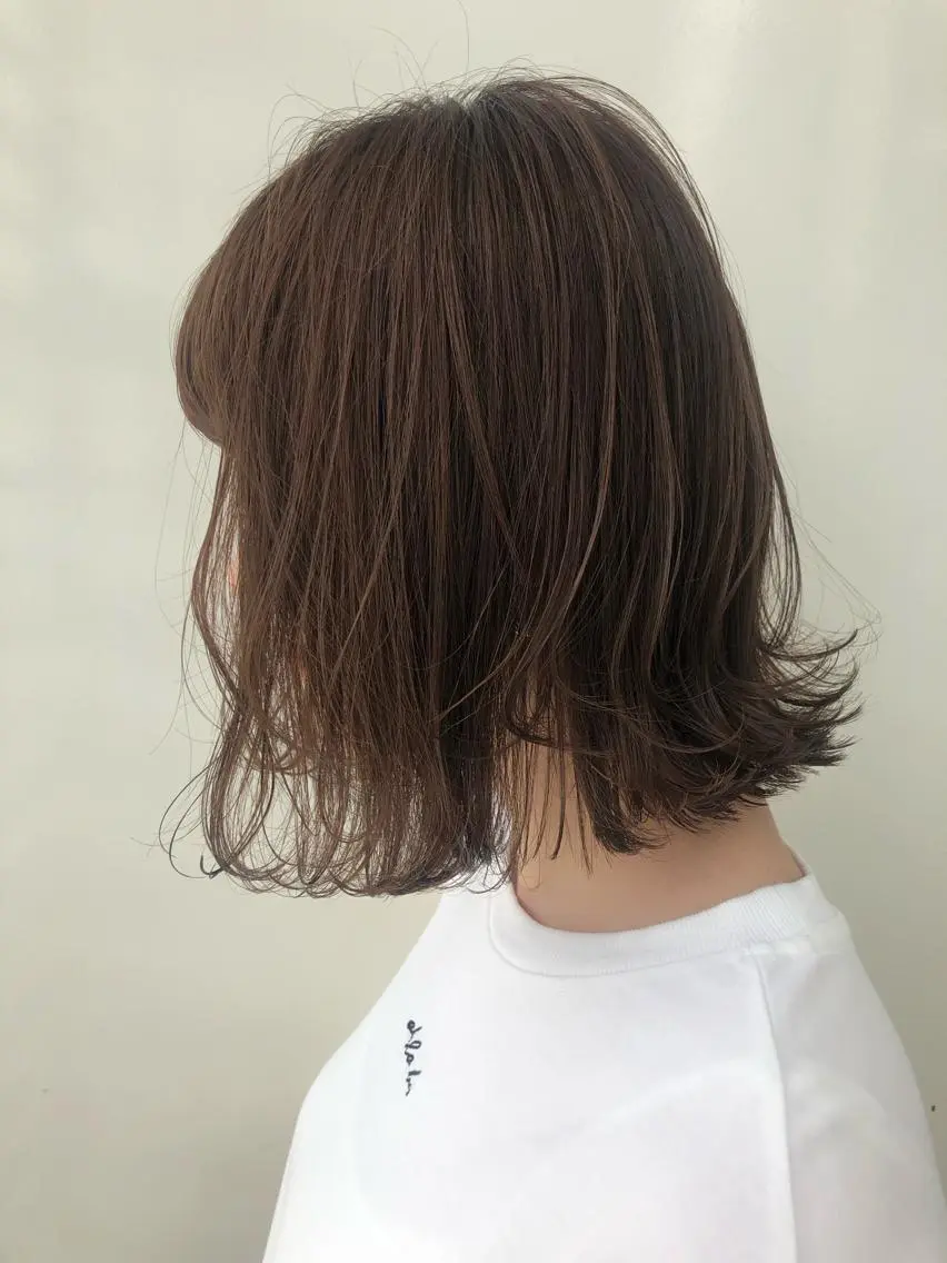 ミディアム カラー ヘアアレンジ カット トリートメント NANA/trend style🕊🍑のヘアスタイル