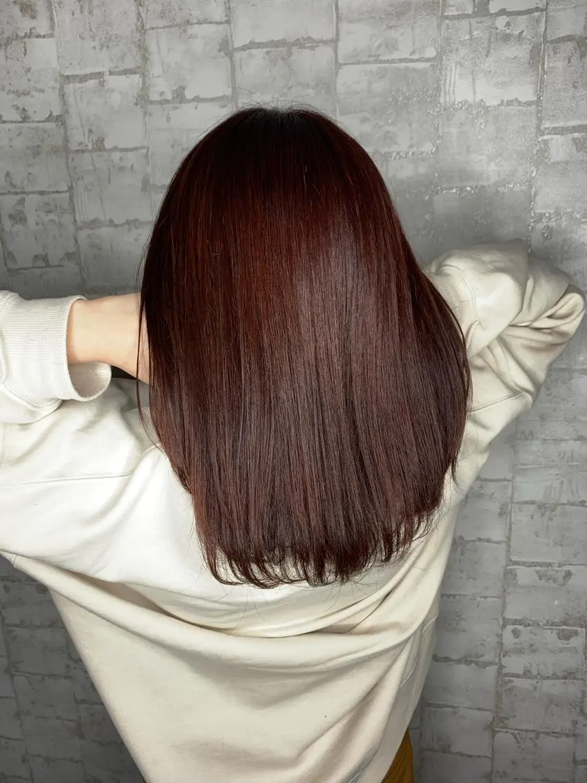 ミディアム カラー 船津武俊 フナツタケトシのヘアスタイル