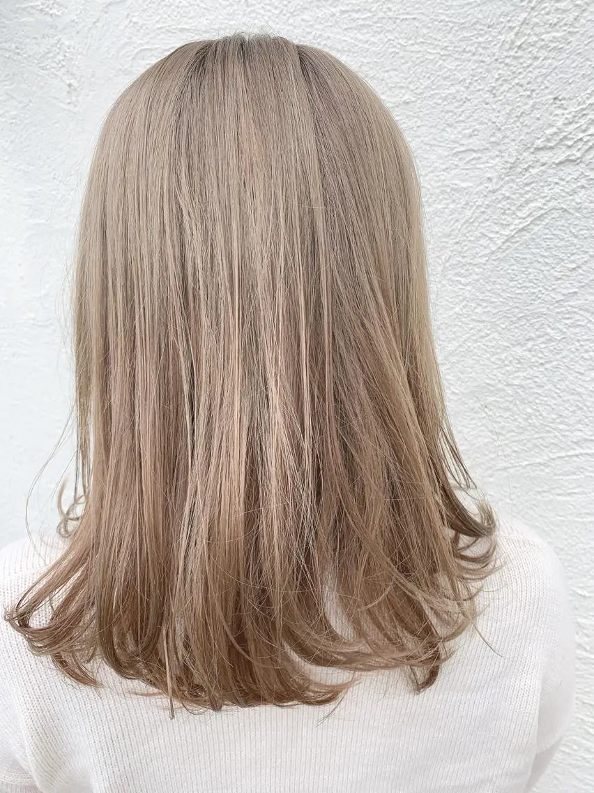 ミディアム Gemini代表 Maedaのヘアスタイル