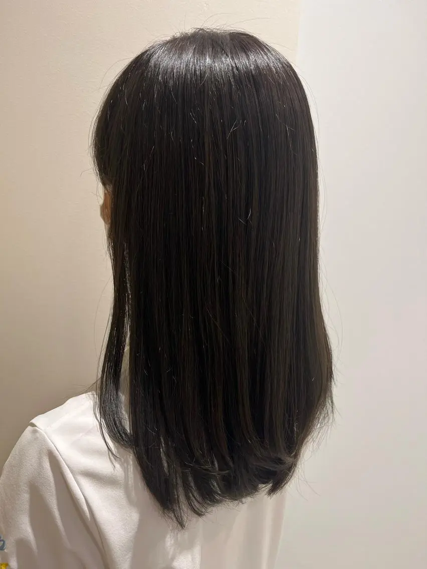 セミロング セミロングパーマ ボブ 髪質改善 韓国風ヘア シースルーバング カット ヘアカラー トリートメント ヘッドスパ ヘアセット 👑👑👑👑工藤 敬👑👑👑👑のヘアスタイル