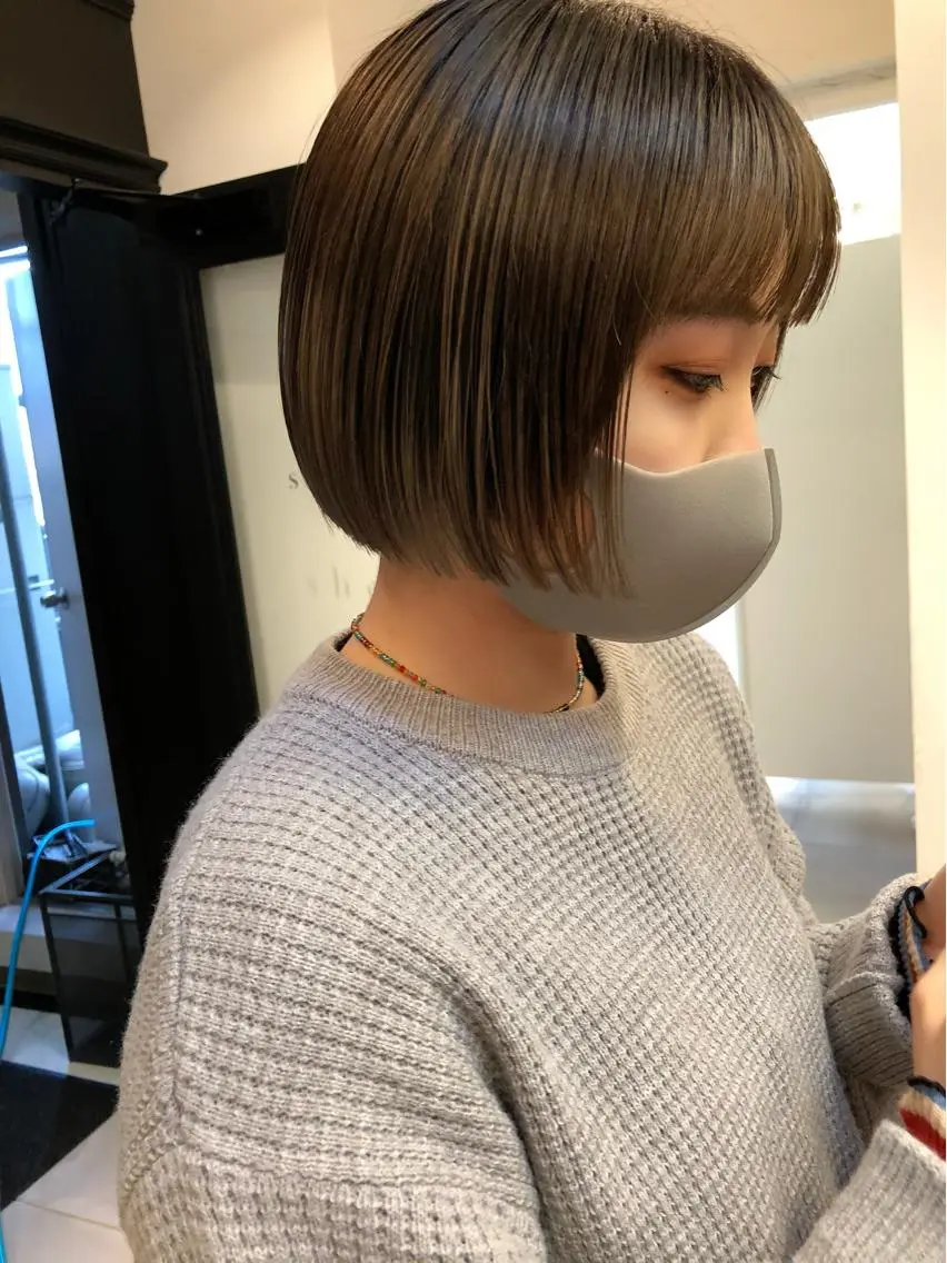 ショート ボブ 中澤 美緒のヘアスタイル