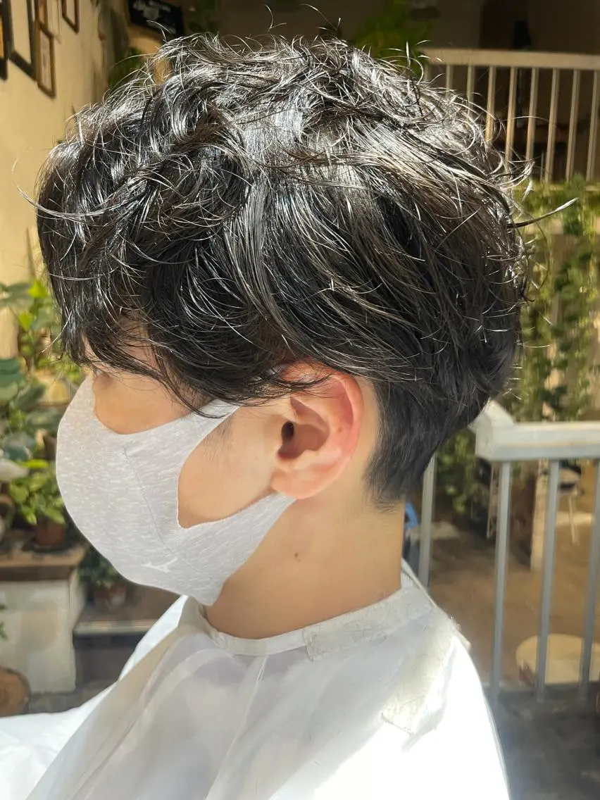 パーマ メンズ 佐藤 良祐のヘアスタイル