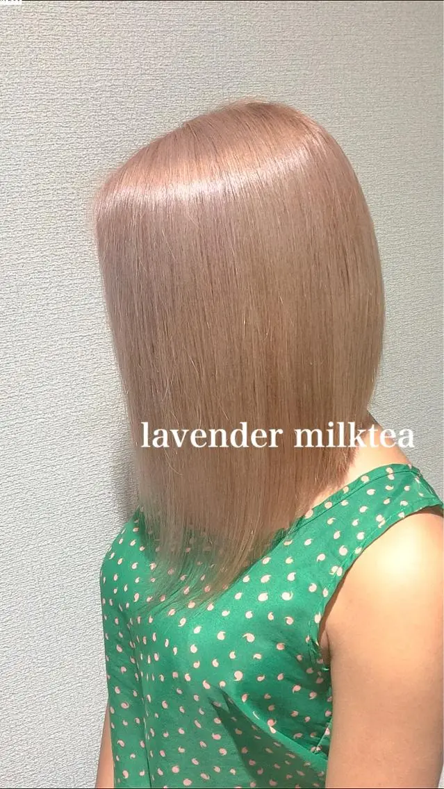 ミディアム カラー Selenehair 三条本店のヘアスタイル