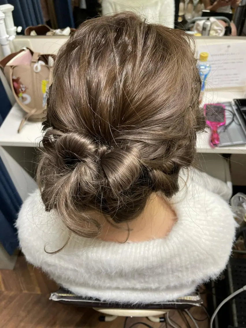 ヘアアレンジ 坂野 結子のヘアスタイル