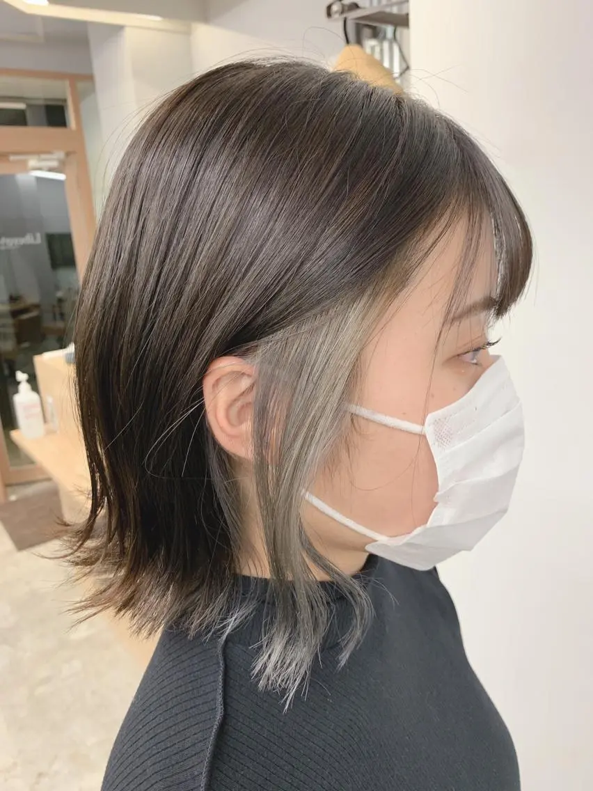 ミディアム SAEKI【ior 】北千住店ブリーチのヘアスタイル