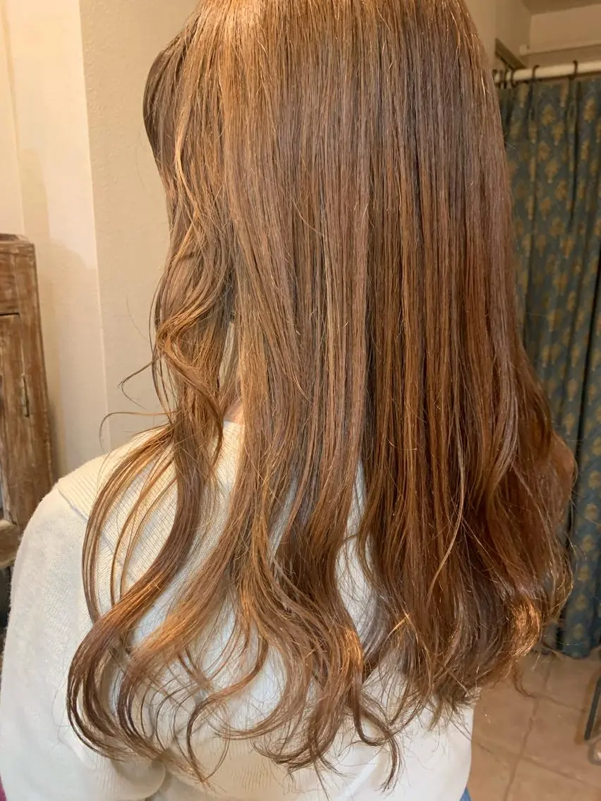 ロング カラー ヘアカラー トリートメント ヘアセット 🌸スタイリスト 山浦美恵のヘアスタイル
