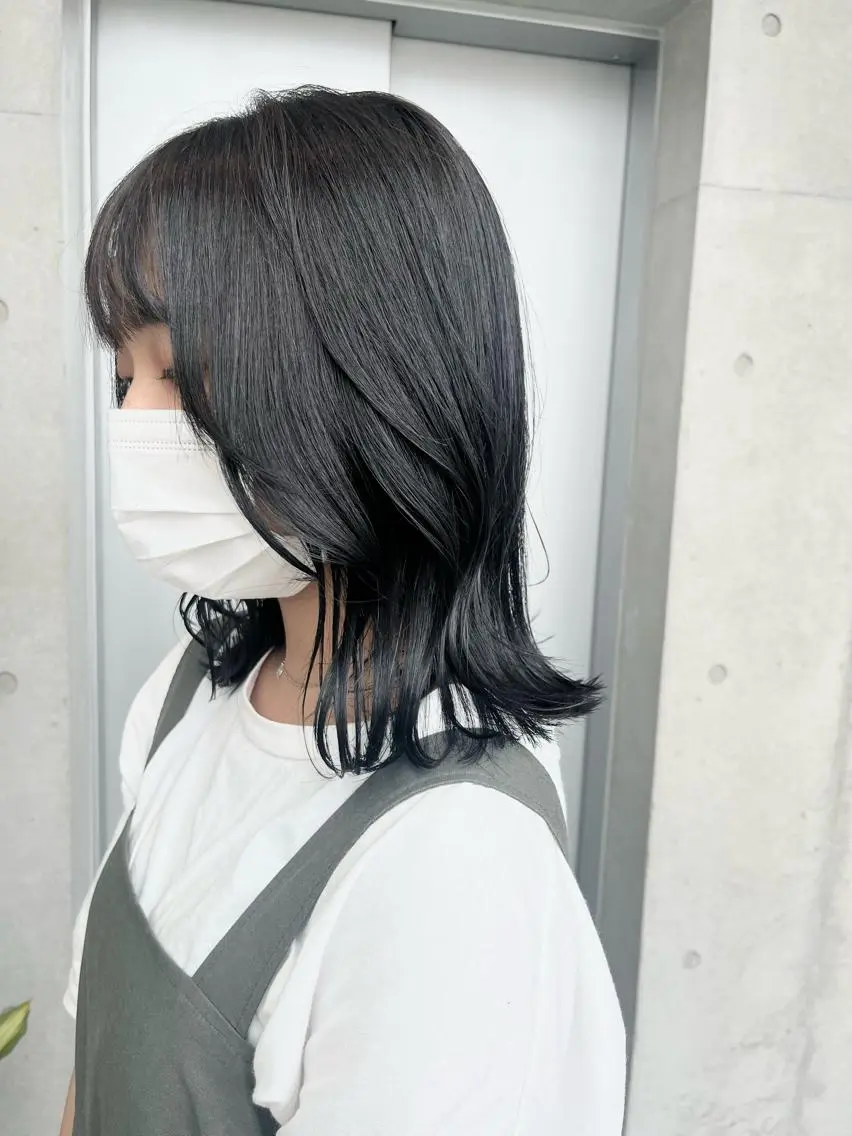 ミディアム カラー パーマ ヘアアレンジ ヘアカラー トリートメント 透明感カラー/縮毛 矯正/YUKAのヘアスタイル