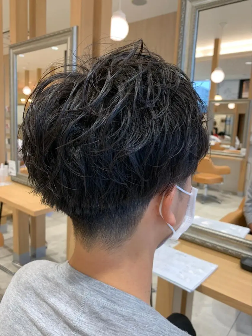 メンズ カット パーマ 児玉 梨央のヘアスタイル