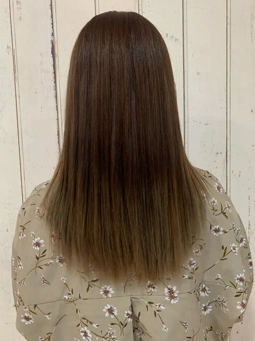ロング カラー グラデーションカラー 💛艶カラー髪質改善 💛MIYUのヘアスタイル