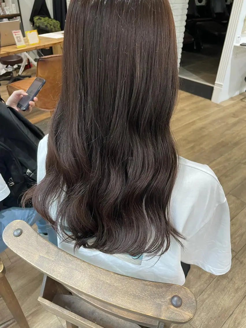 ロング カラー coco♡ 韓国hairのヘアスタイル