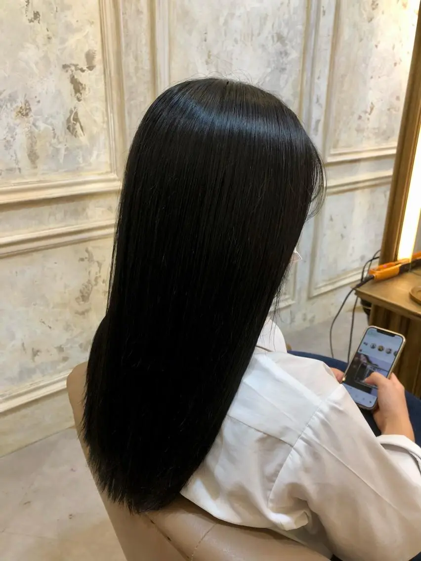 セミロング カラー 鷺沼駅徒歩1分 キシタクのヘアスタイル