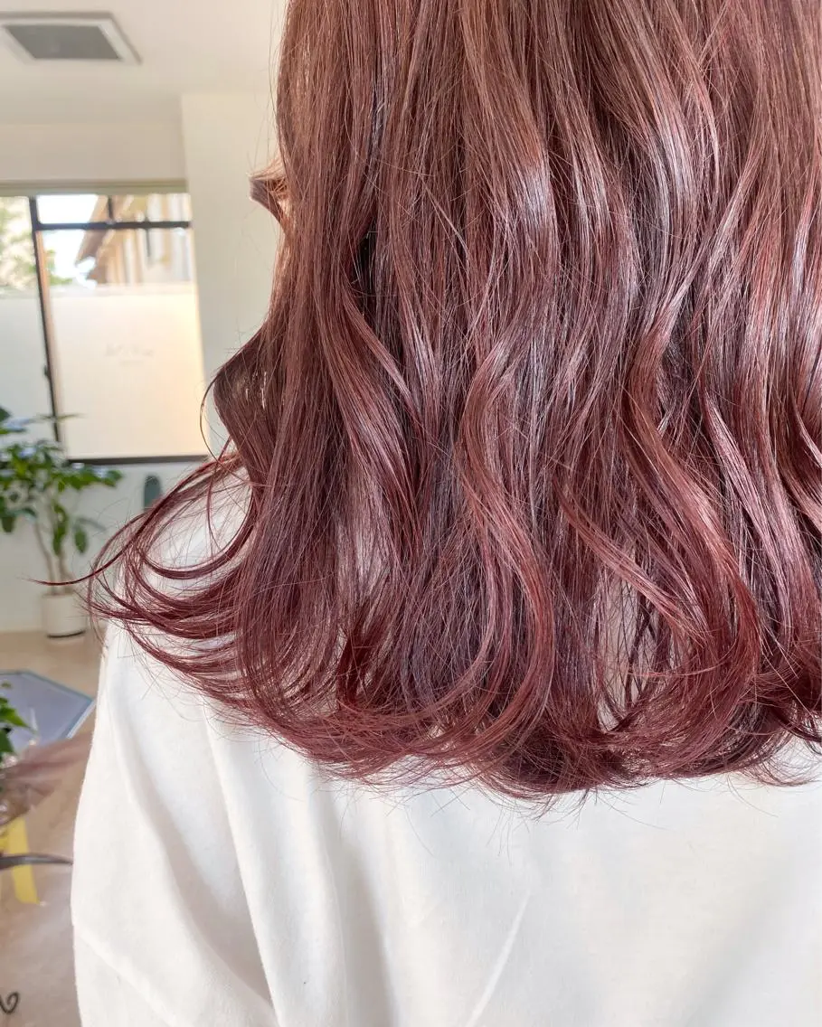 ミディアム カラー ヘアアレンジ ひなの .のその他イメージ