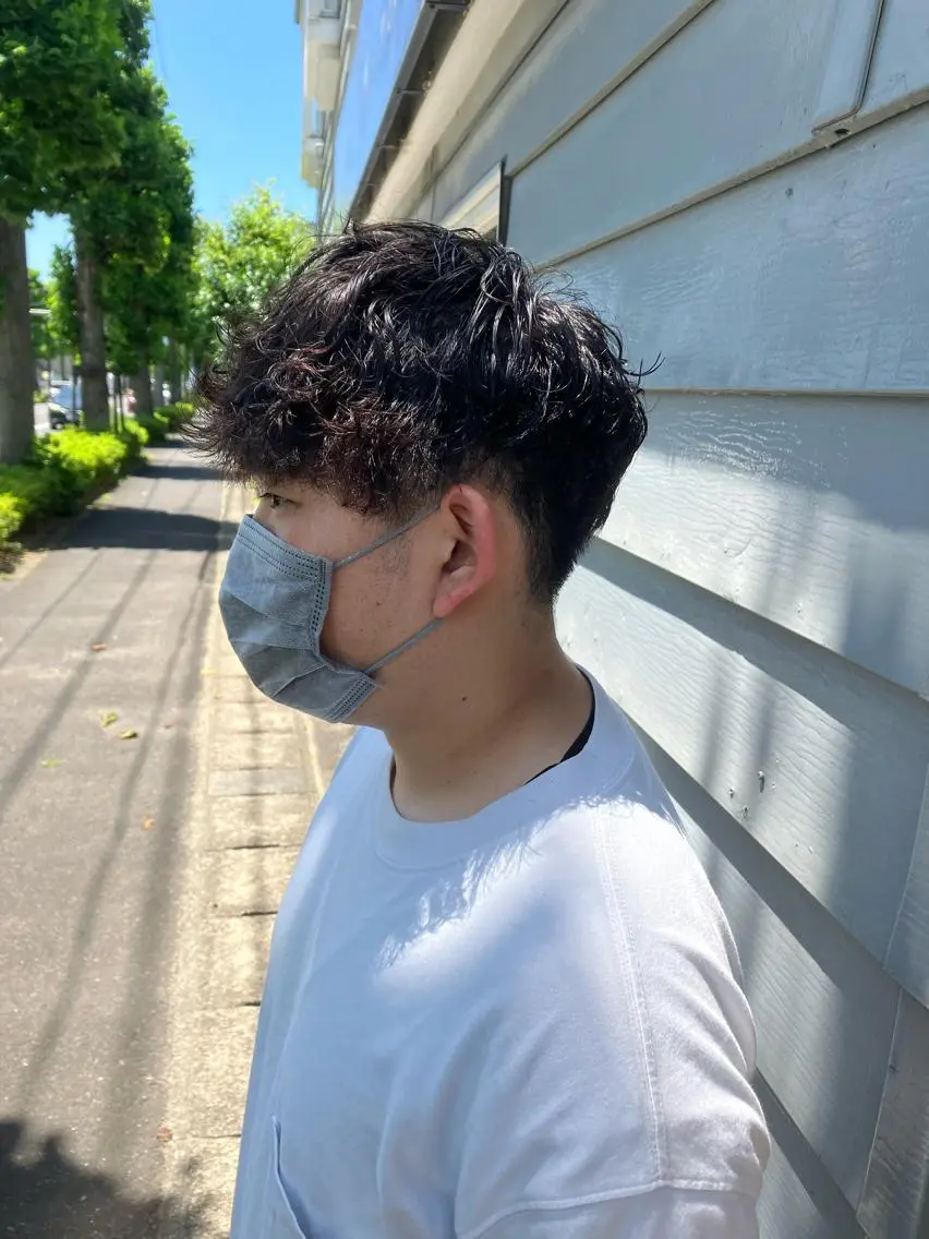 パーマ メンズ メンズパーマ カット パーマ 佐藤 悠生 メンズパーマ.カットのヘアスタイル