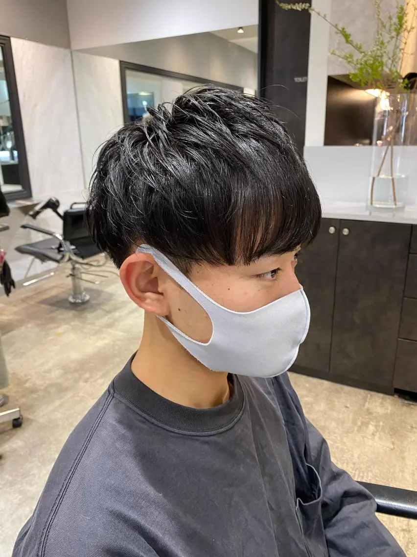 ショート メンズ マッシュ 増子 祐太朗のヘアスタイル