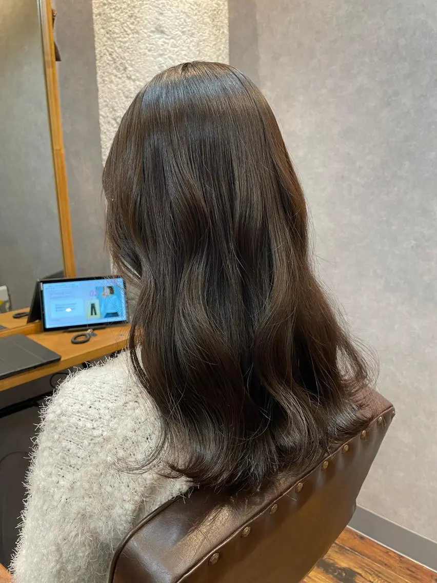 ロング カラー 透明感カラー グレージュ ツヤ美髪💐 髪質改善/高山愛来のヘアスタイル