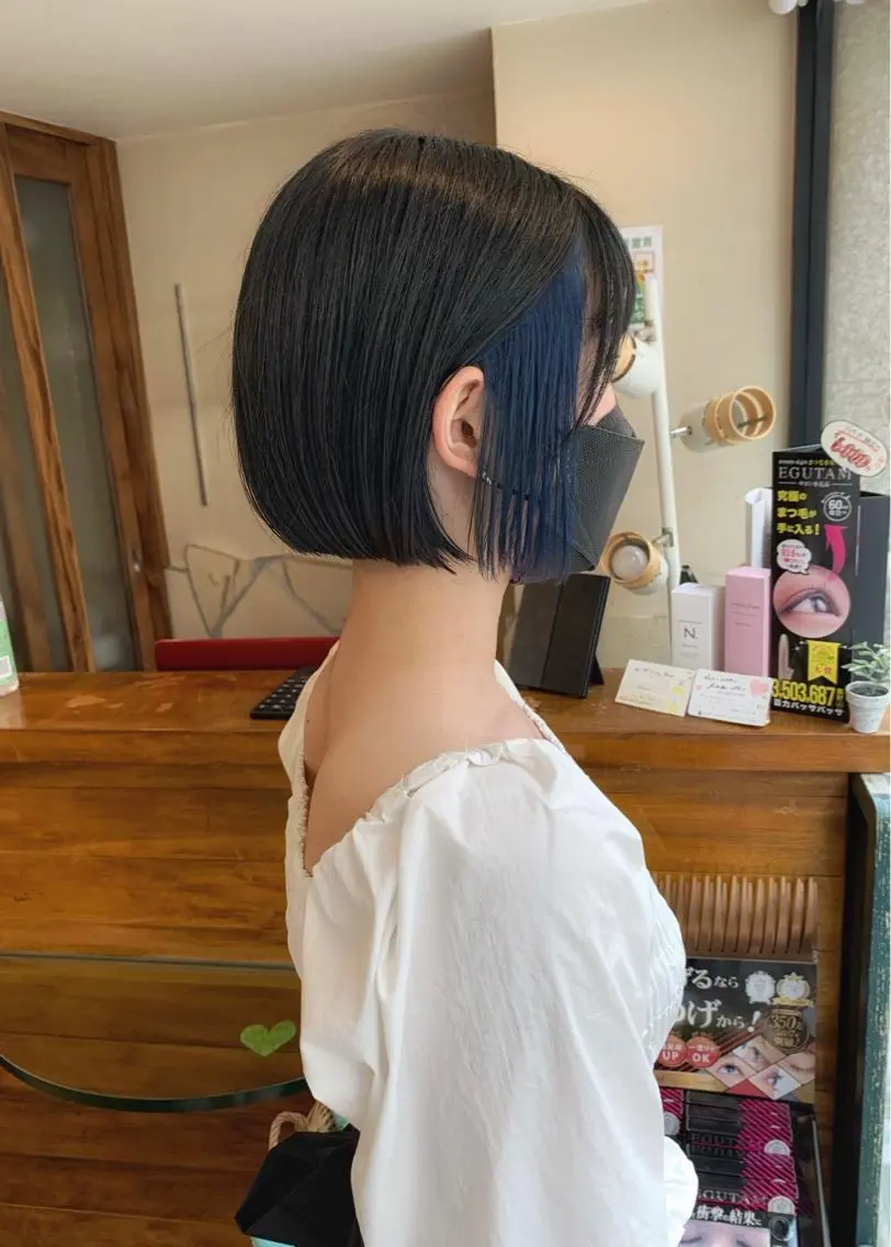 ショート カラー ヘアカラー トリートメント 矢野 晃平のヘアスタイル