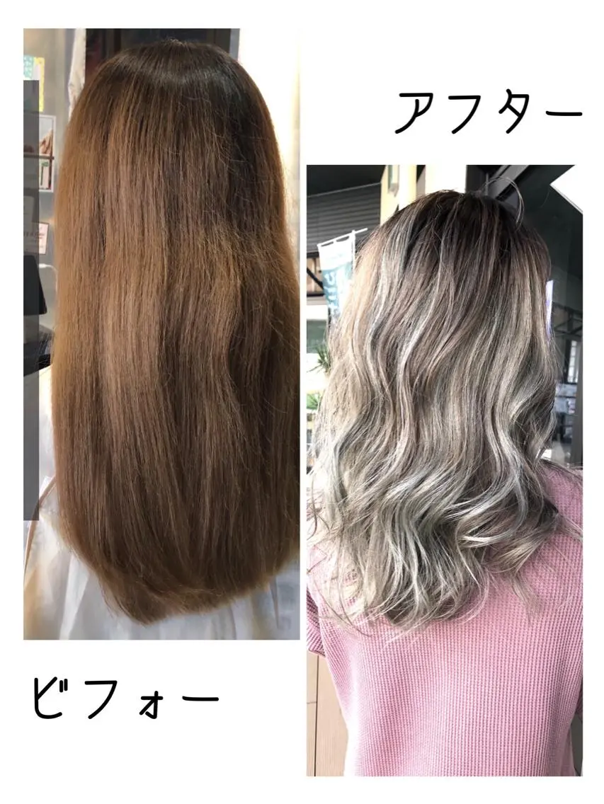 セミロング カラー グラデーションカラー 外国人風カラー メンズヘア特化 崎田 成人のヘアスタイル