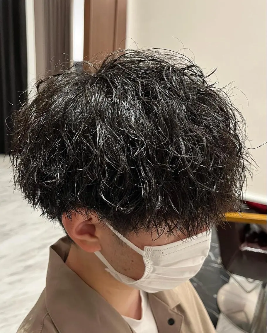 ショート パーマ メンズ カット パーマ 瀧野 翔吾【メンズ特化】のヘアスタイル