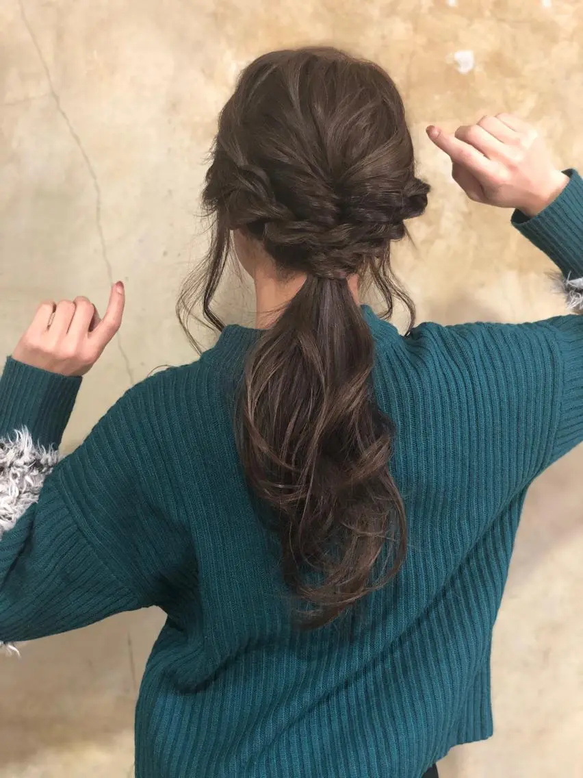 ロング ヘアアレンジ ヘアセット ハットリ ユウイチのヘアスタイル