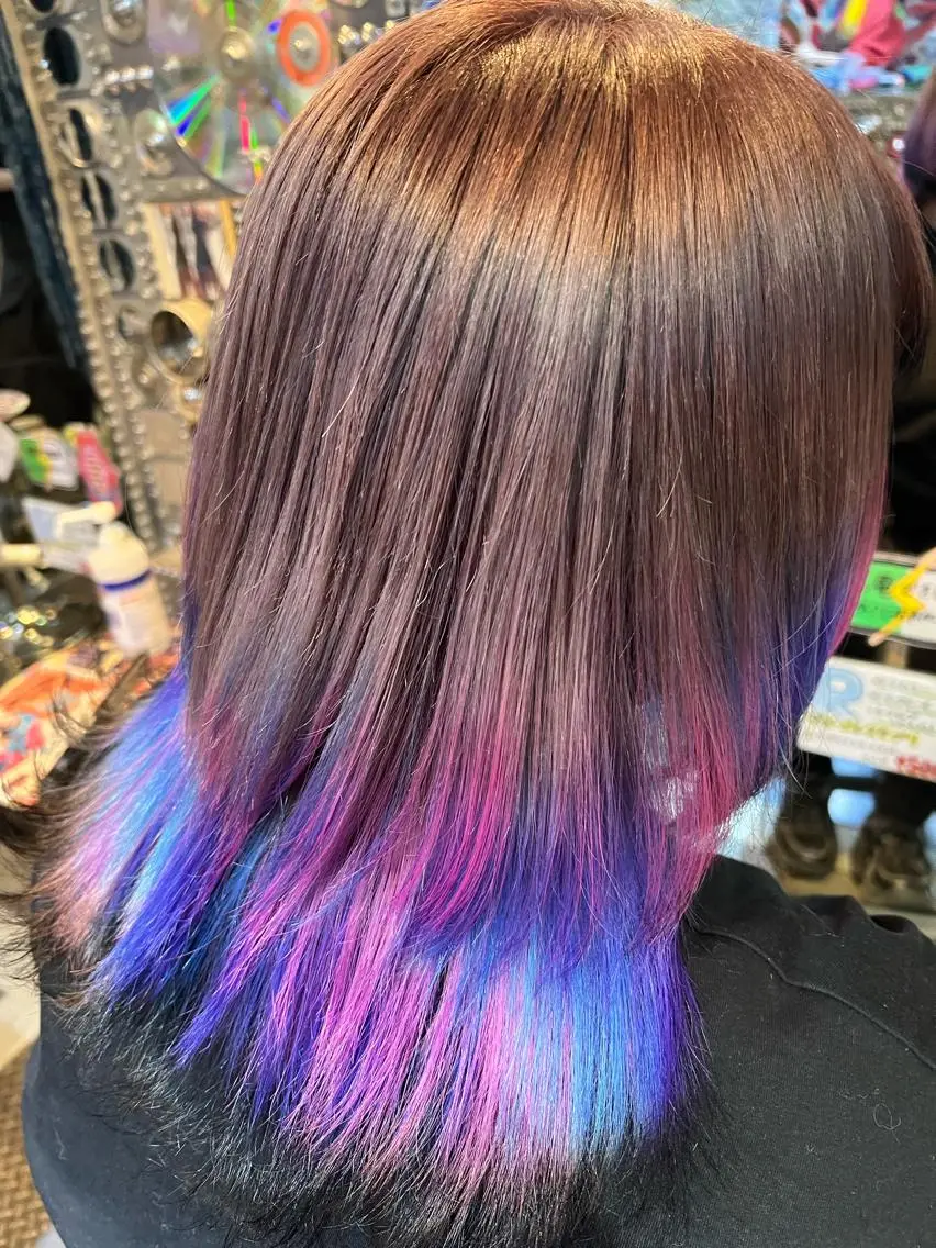 ミディアム カラー カット ヘアカラー KOYA コヤのヘアスタイル