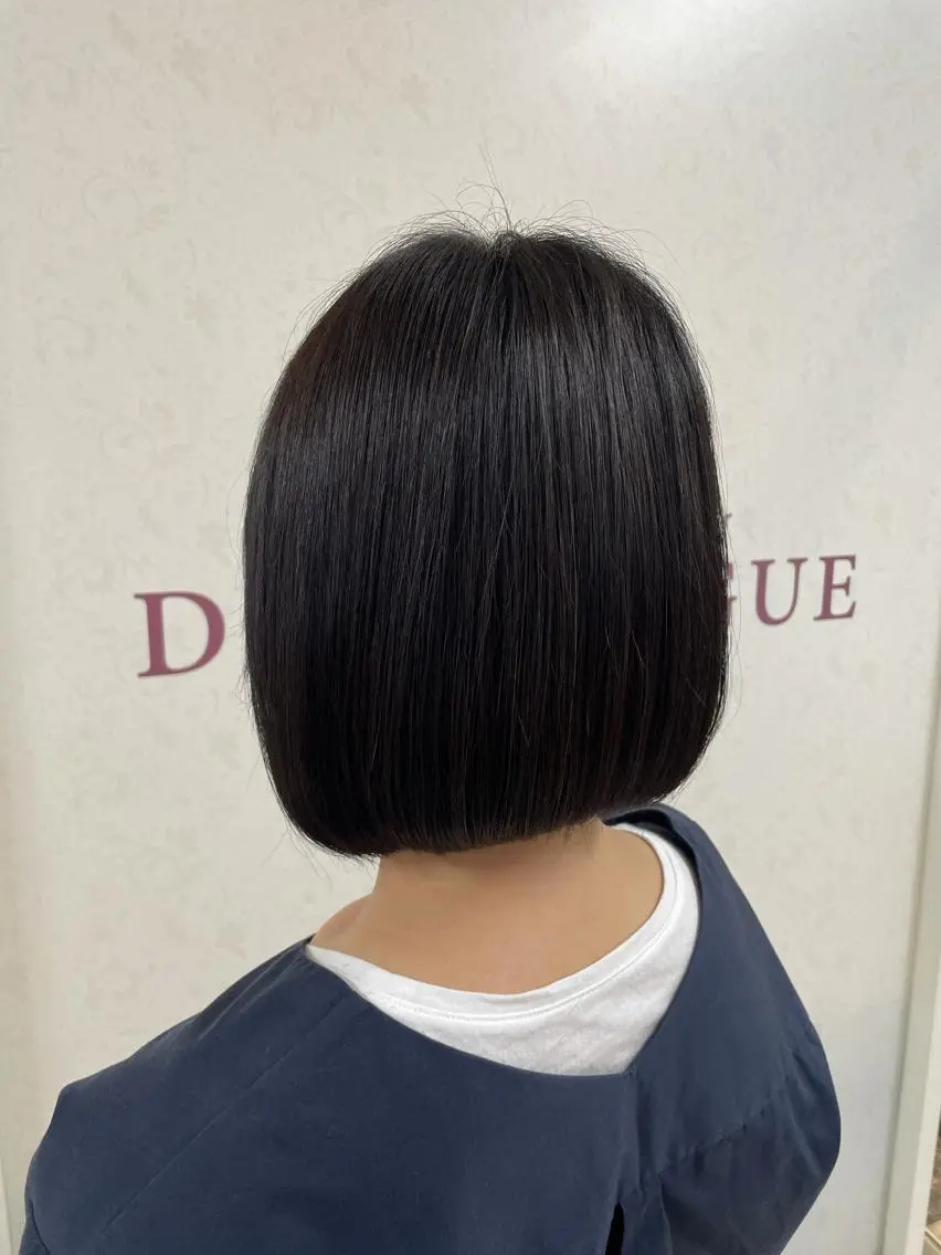 ショート ボブ ﾅﾁｭﾗﾙ艶ｶﾗｰ 戸田めぐみのヘアスタイル