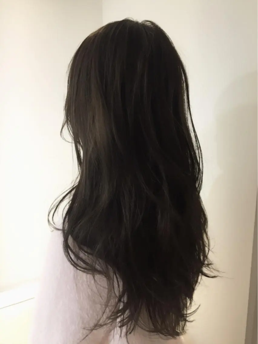 セミロング カラー ヘアアレンジ グレージュ イルミナカラー ✨ハイクオリティ✨ 山本香也のヘアスタイル