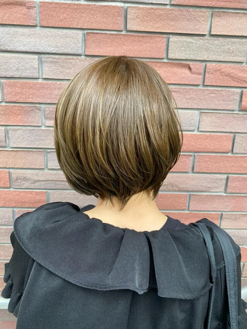 ショート カラー カット ヘアカラー トリートメント 🦋店長🦋 ほんさわ みずきのヘアスタイル