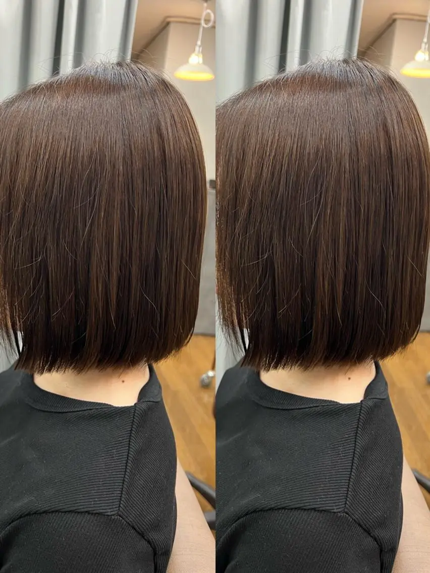 ミディアム カラー カット TELA HAIRのヘアスタイル
