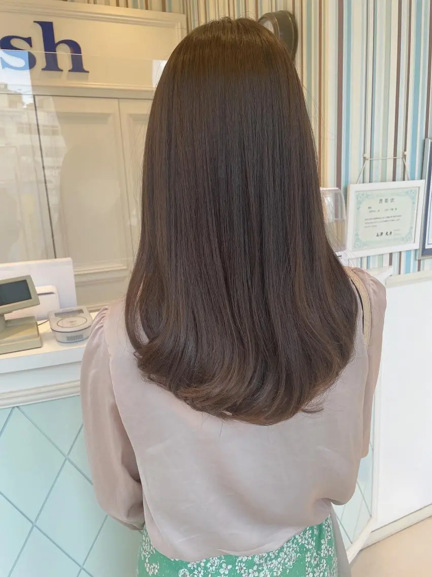ロング カット ヘアカラー トリートメント ♡大人カワイイ hair♡徳井はやとのヘアスタイル