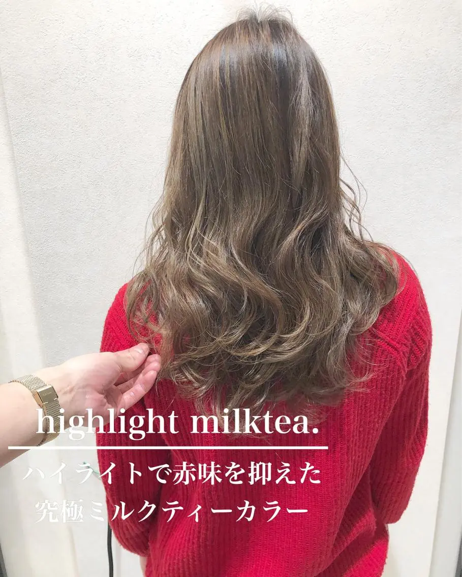 ミディアム カラー 横浜ブリーチムラ直し ハイトーン/ブリーチのヘアスタイル