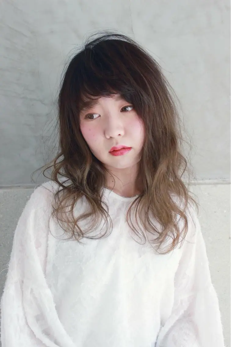 ロング カラー ヘアカラー 落合 優樹のヘアスタイル