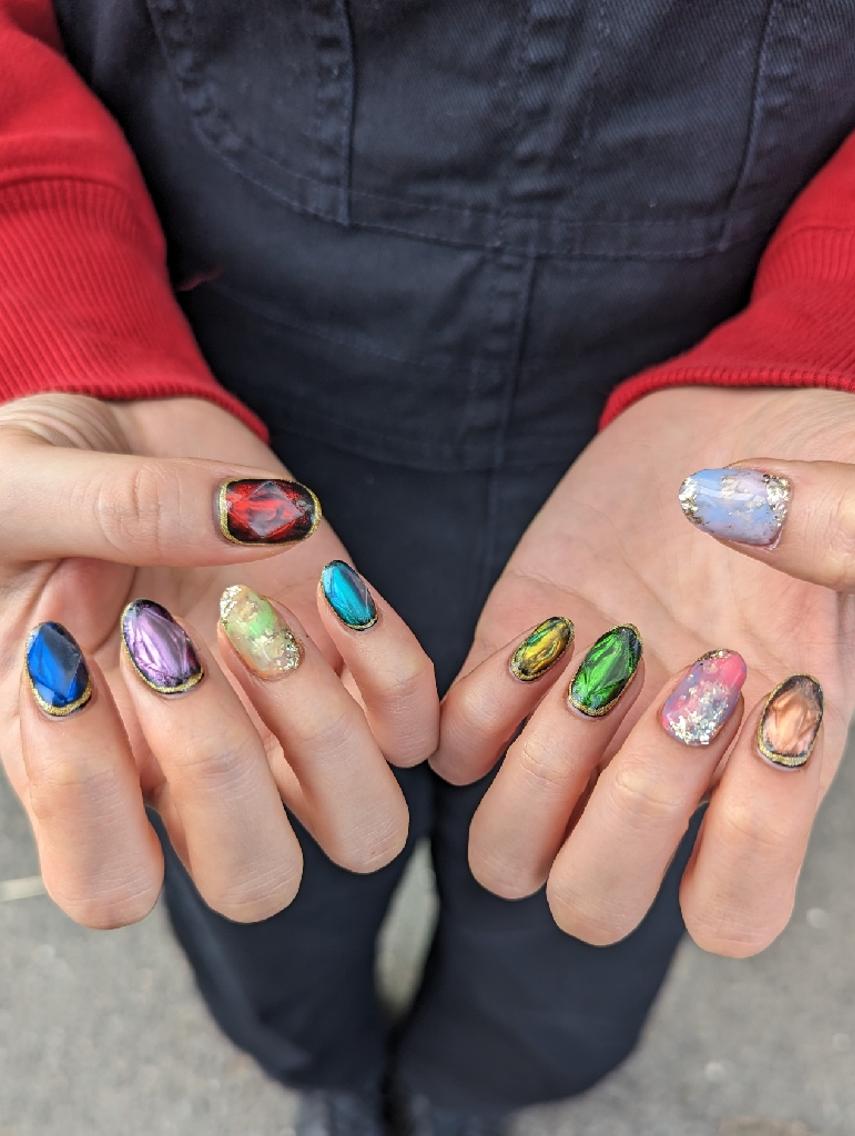 ネイル ハンドネイル 推しネイル | 　aycnailのネイルデザイン