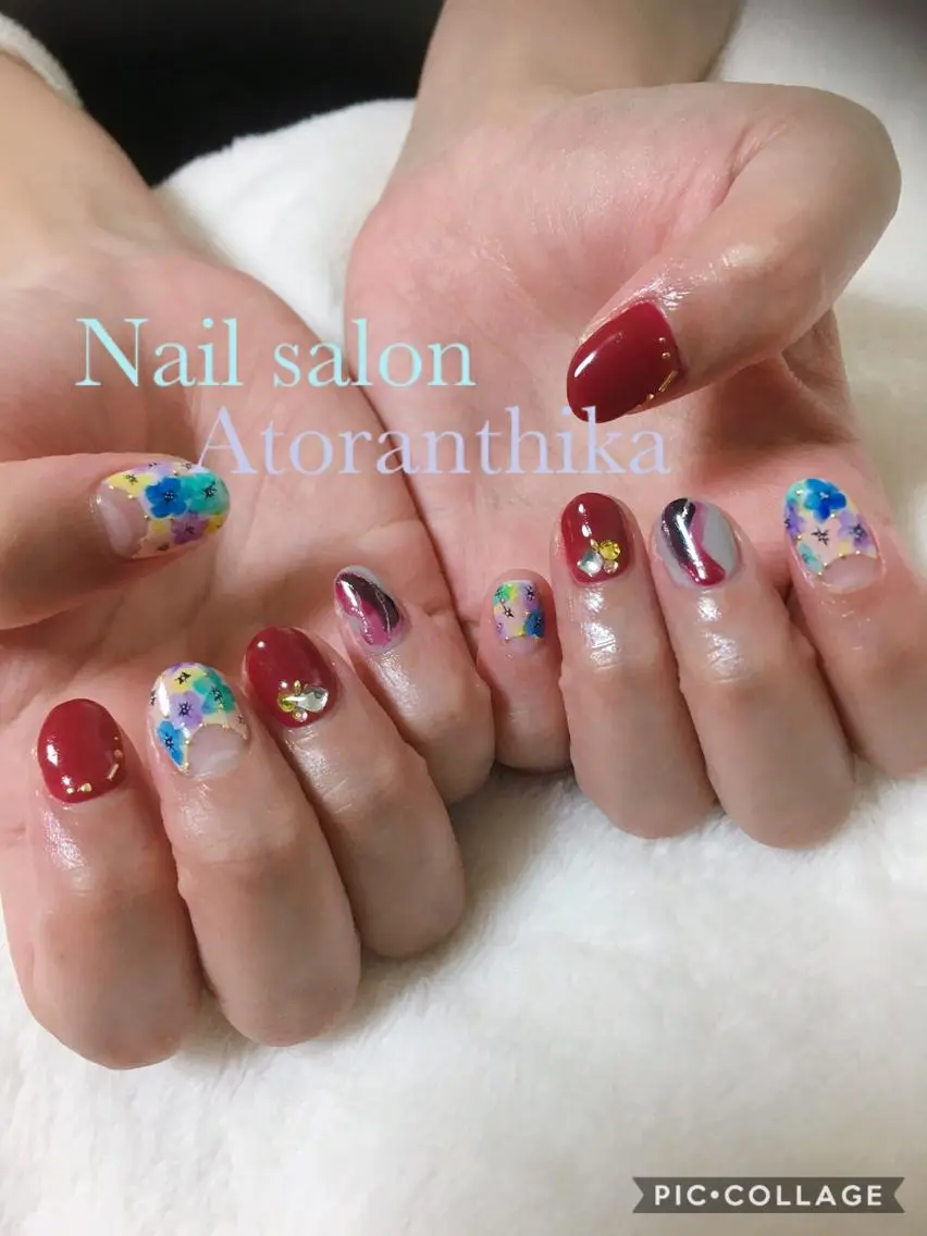 ネイル ハンドネイル Nail salon ✩ アトランティカのネイルデザイン