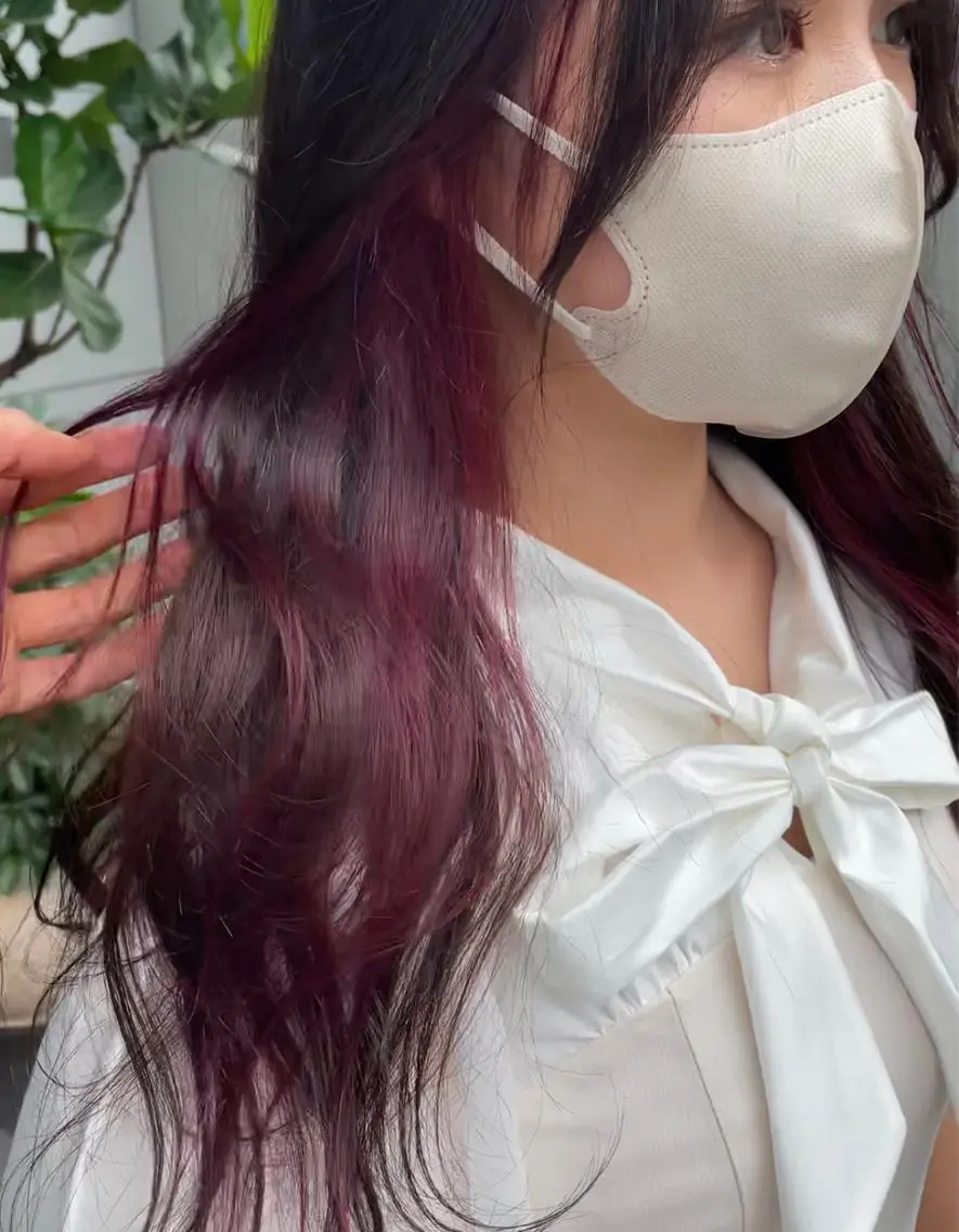 ロング カラー ヘアカラー トリートメント 古指 匠巳のヘアスタイル