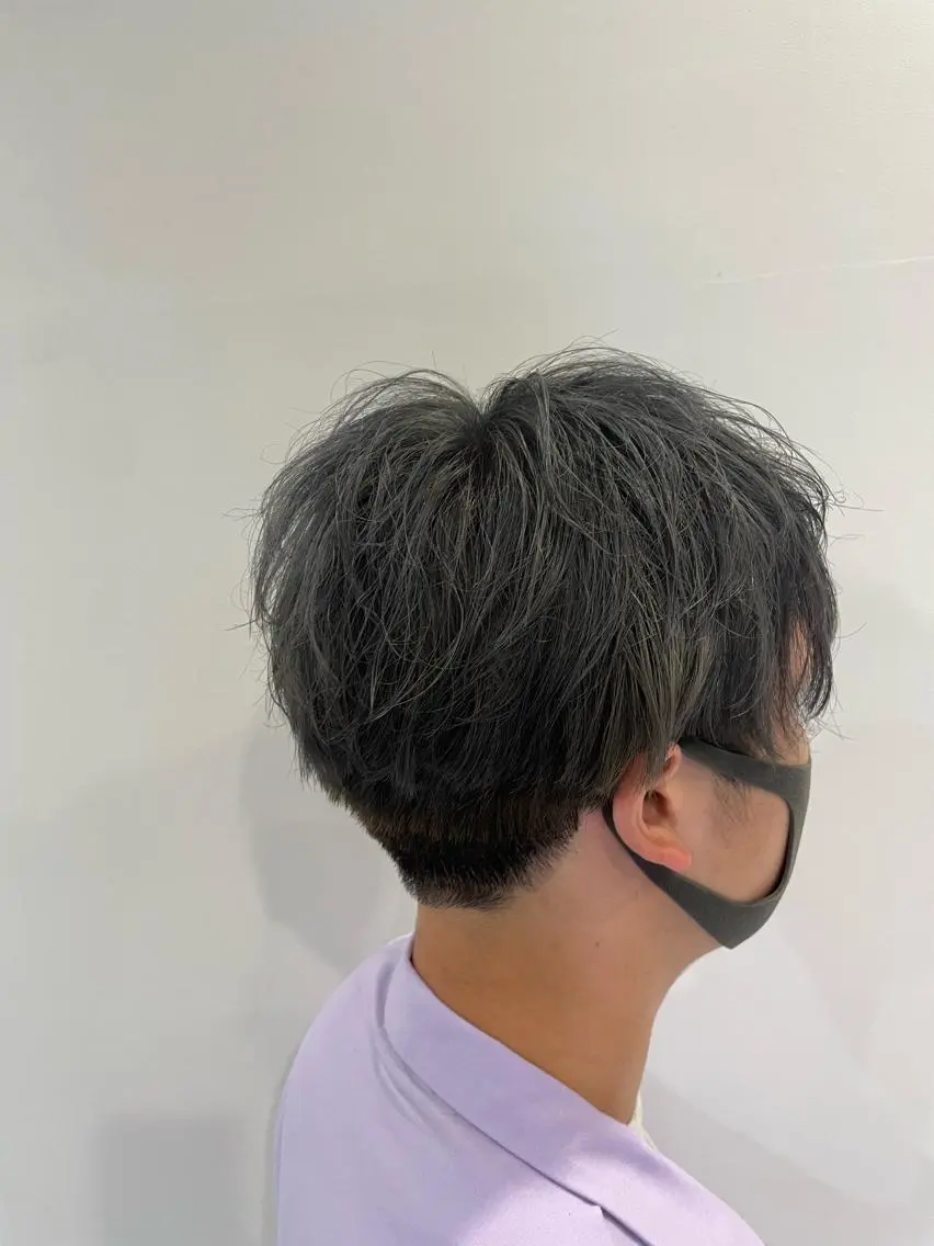 ショート カラー メンズ イルミナカラー ショートヘア L.E.M 仙台のヘアスタイル