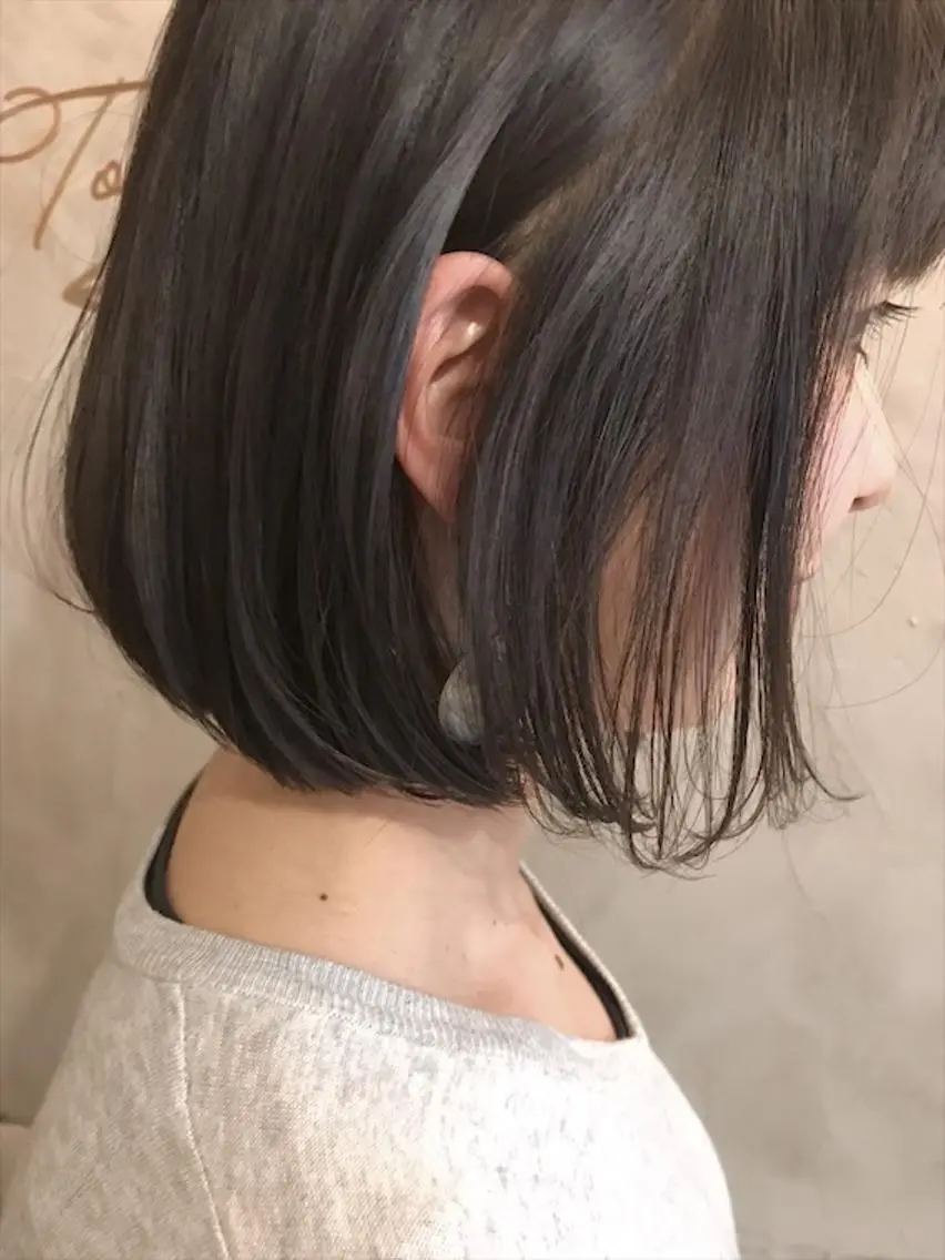 ミディアム 外ハネヘア ayane⭐️ボブ・ ショート・パーマのヘアスタイル