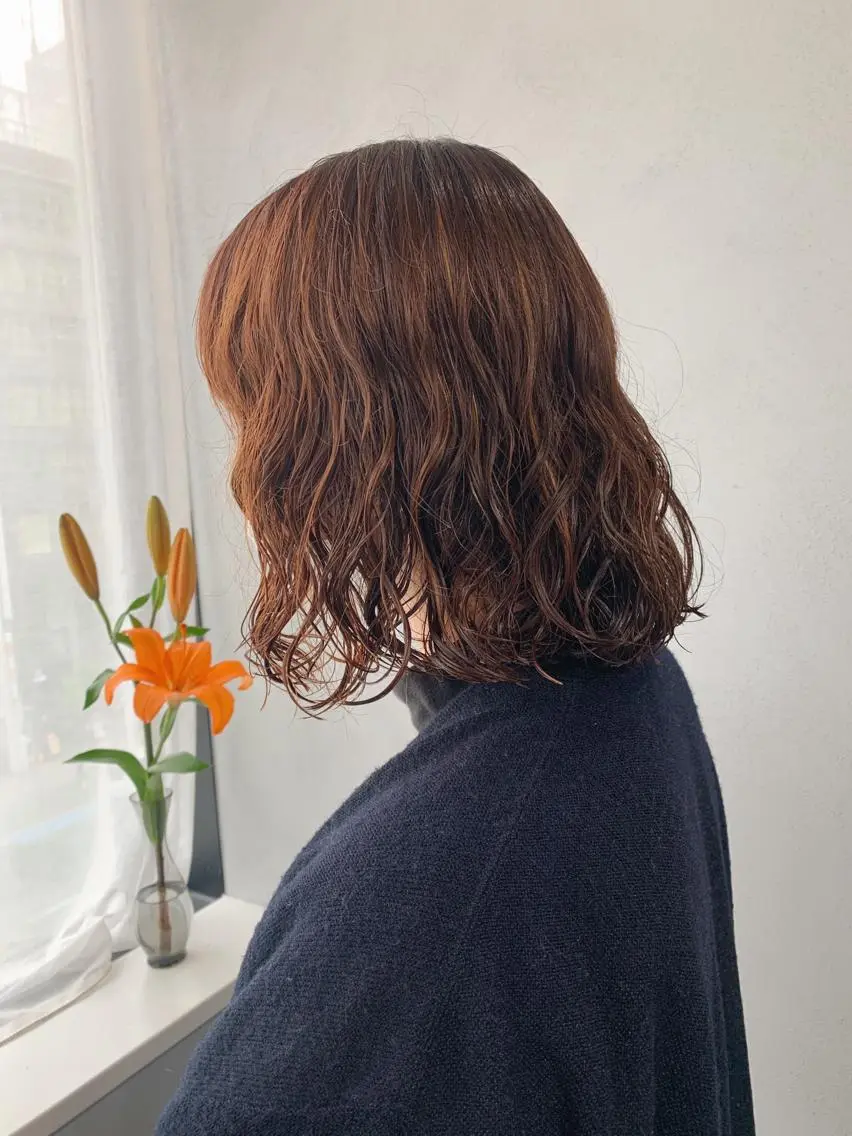 パーマ ボブパーマコテ巻き風 パーマNo1深江秀平のヘアスタイル