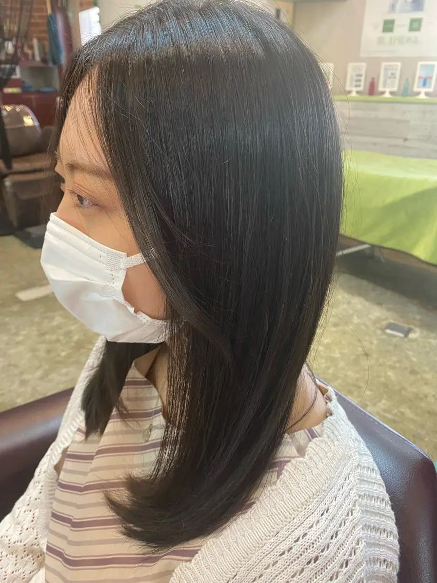 ミディアム トリートメント カット トリートメント 松 下のヘアスタイル