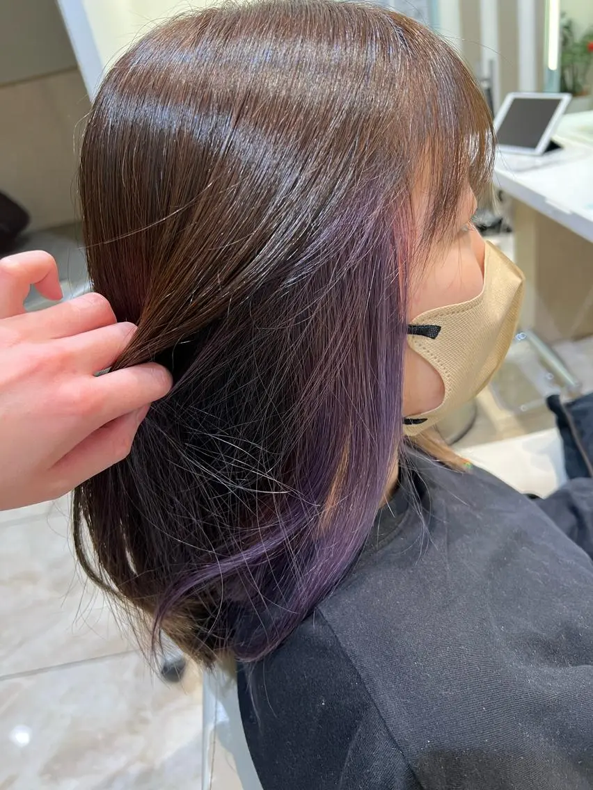 ミディアム 縮毛矯正/ショート 長岡/姉崎宏実🌿のヘアスタイル