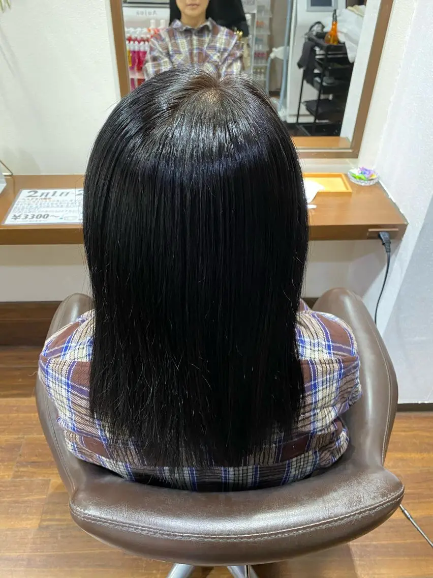 セミロング ☘️お悩み解決☘️ 岡部恒輝のヘアスタイル